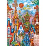 Puzzle 500 piese Heye - Tatyana Murova: Blue Gate (Heye-30064)
