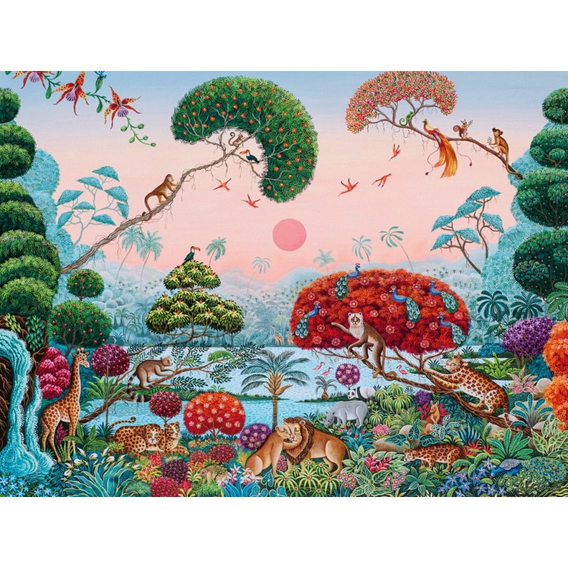 Puzzle 1500 piese Heye - Maria Amalia Bartolini: Jungle Paradise (Heye-30063)