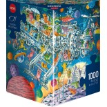 Puzzle 1000 piese Heye - Korky Paul: Aliens Welcome (Heye-30083)
