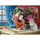 Puzzle 1000 piese Eurographics - Puzzling Cats (Eurographics-6000-5914)