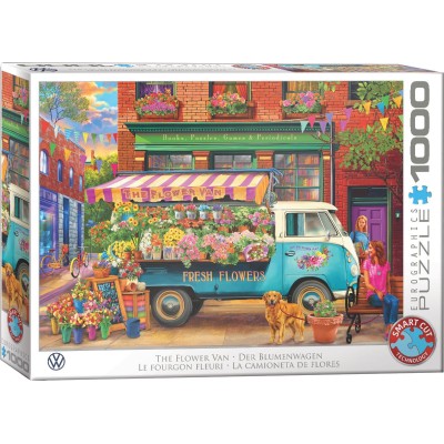 Puzzle 1000 piese Eurographics - VW Florist by Chris Bigelow (Eurographics-6000-5917)