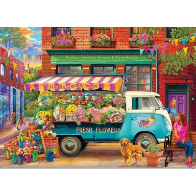 Puzzle 1000 piese Eurographics - VW Florist by Chris Bigelow (Eurographics-6000-5917) 2