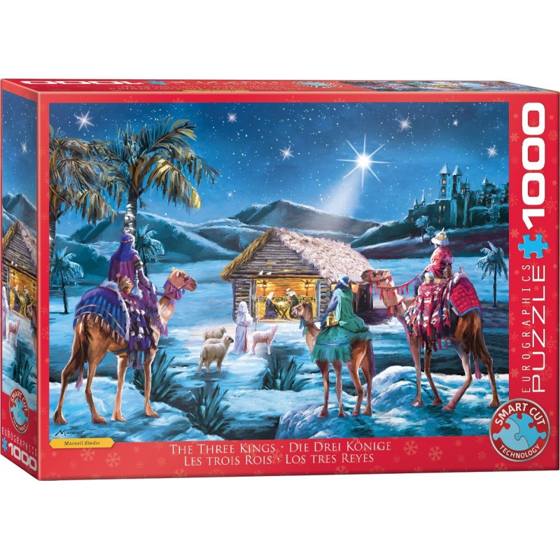 Puzzle 1000 piese Eurographics - Nativity-Three Kings, Macneil (Eurographics-6000-6002)