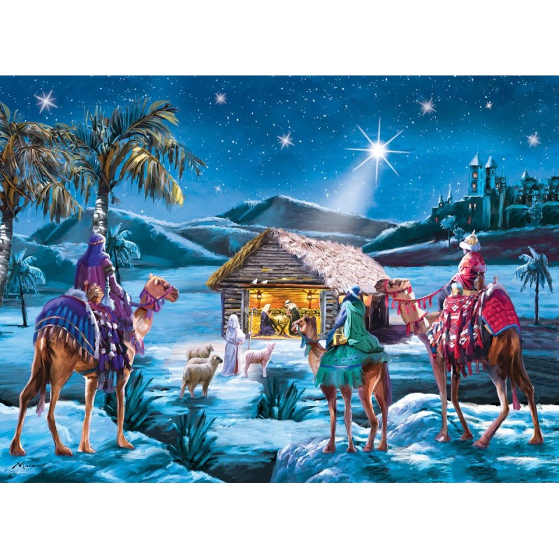 Puzzle 1000 piese Eurographics - Nativity-Three Kings, Macneil (Eurographics-6000-6002)