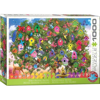 Puzzle 1000 piese Eurographics - Bird House Hotel by Olena (Eurographics-6000-6011)