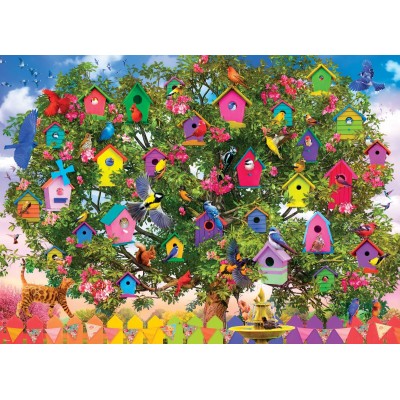 Puzzle 1000 piese Eurographics - Bird House Hotel by Olena (Eurographics-6000-6011) 2