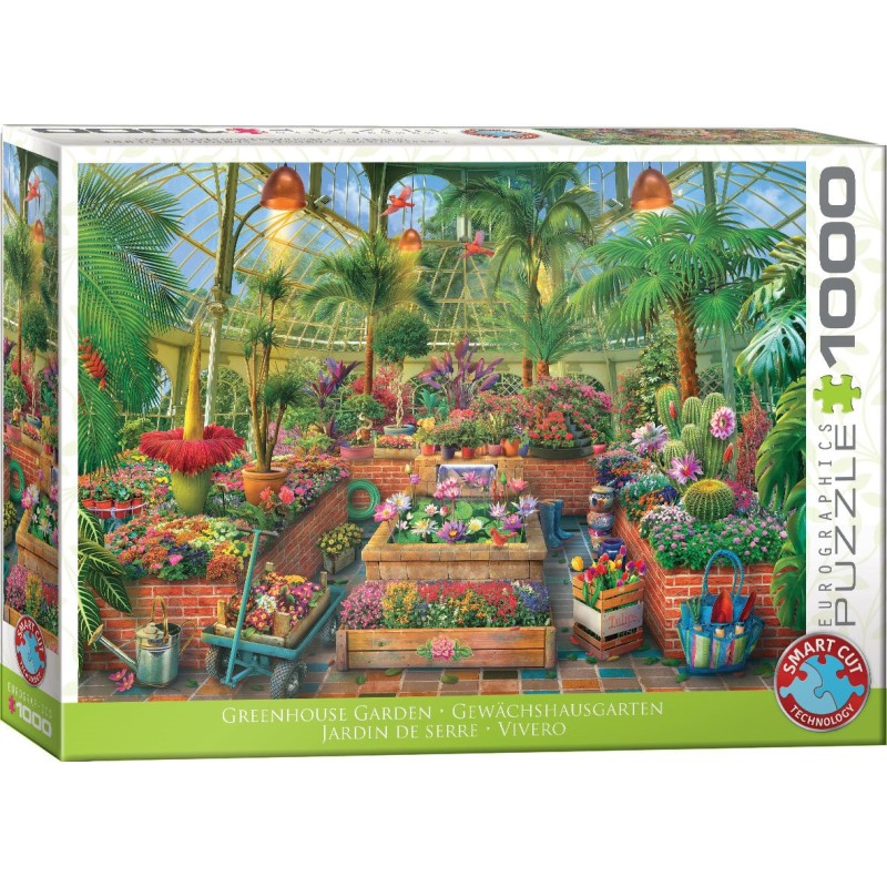 Puzzle 1000 piese Eurographics - Greenhouse Garden by Eduard (Eurographics-6000-6014)