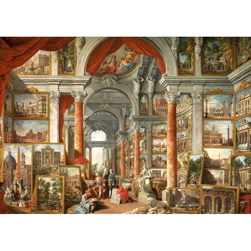 Puzzle 1000 piese Eurographics - Gallery of Views of Modern Rome (Eurographics-6000-6036)