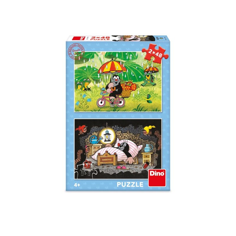 Puzzle 48 piese Dino - Little Mole's Day (Dino-38170)