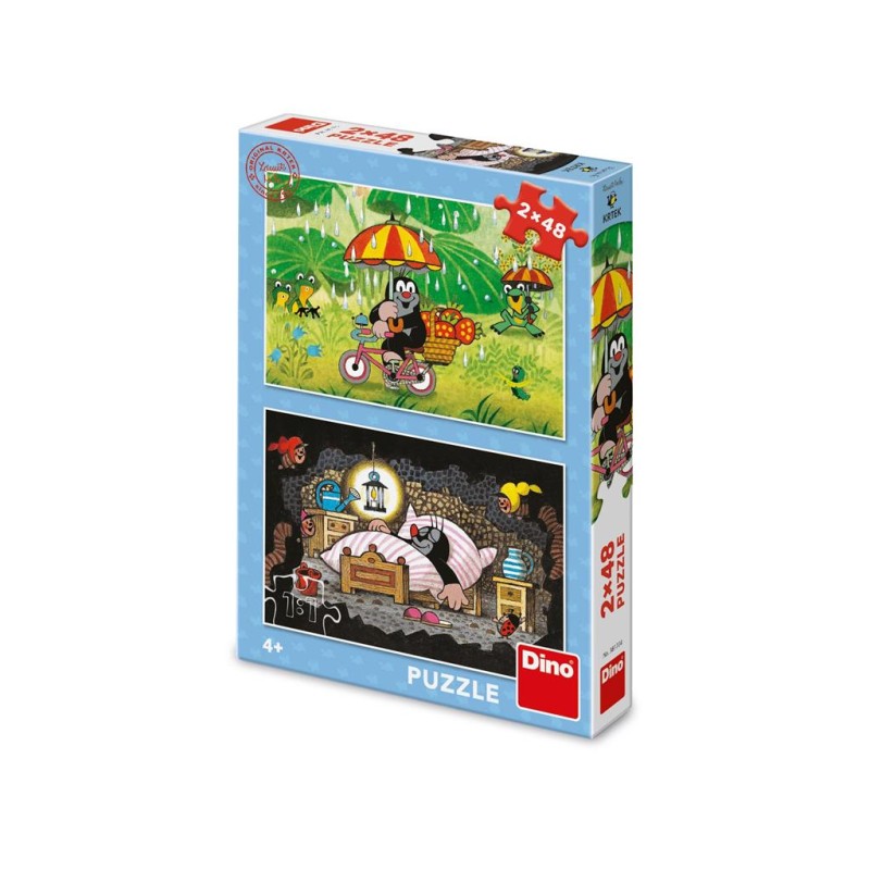 Puzzle 48 piese Dino - Little Mole's Day (Dino-38170)