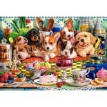 Puzzle 1000 piese Castorland - Puppies Dessert (Castorland-105335)