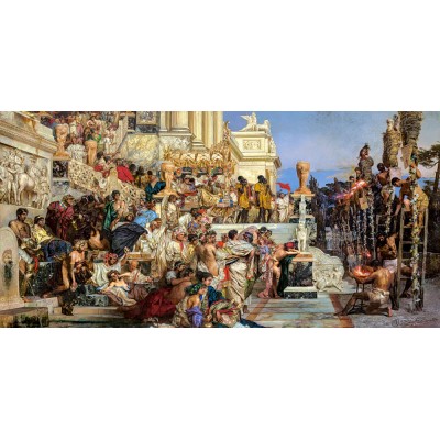Puzzle 4000 piese Castorland - Art Collection - Nero's Torches, Henryk Siemiradzki (Castorland-400423)