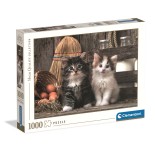 Puzzle 1000 piese Clementoni - Lovely Kittens (Clementoni-39943)