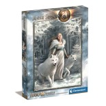 Puzzle 1000 piese Clementoni - Anne Stokes: Winter guardians (Clementoni-39957)