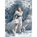 Puzzle 1000 piese Clementoni - Anne Stokes: Winter guardians (Clementoni-39957)