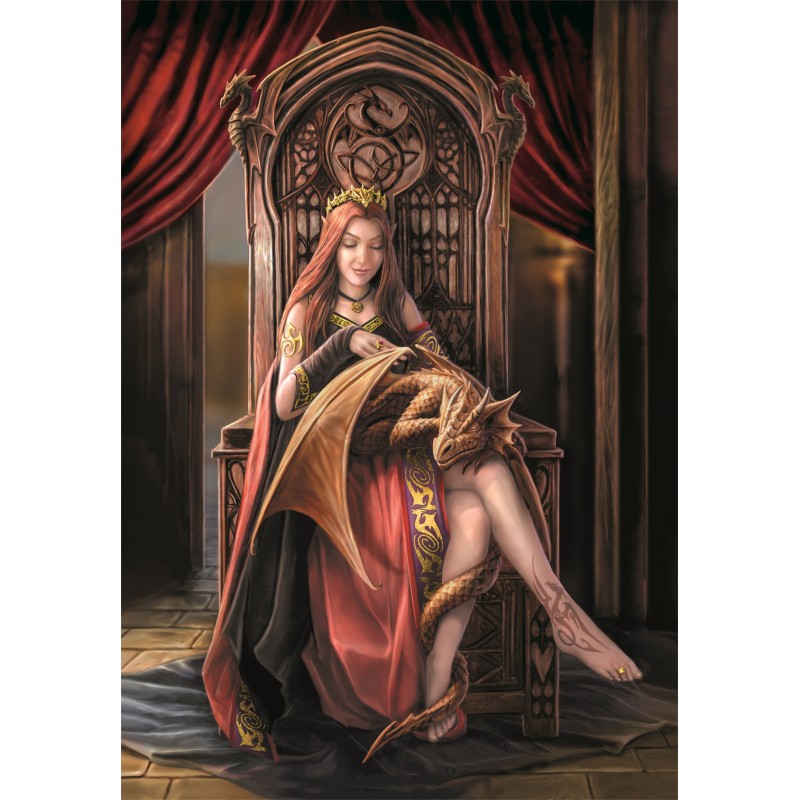 Puzzle 1000 piese Clementoni - Anne Stokes: Friends forever (Clementoni-39959)