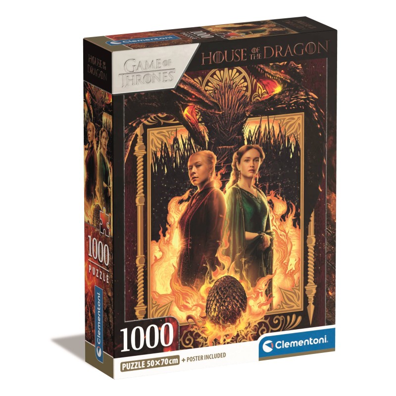 Puzzle 1000 piese Clementoni - House of the Dragon (Clementoni-39903)