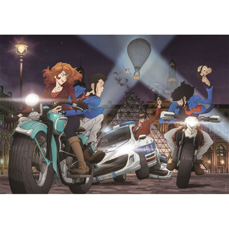 Puzzle 1000 piese Clementoni - Lupin The 3rd (Clementoni-37055)