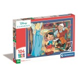 Puzzle 104 piese Clementoni - Pinocchio (Clementoni-25756)