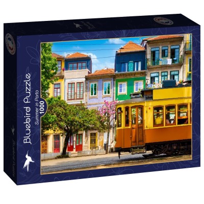 Puzzle 1000 piese Bluebird - Summer in Porto (Bluebird-Puzzle-F-90994)