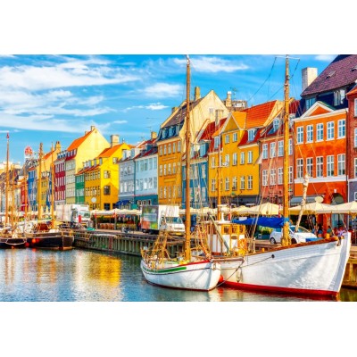Puzzle 1000 piese Bluebird - Nyhavn Harbour - Copenhagen (Bluebird-Puzzle-F-90995) 2