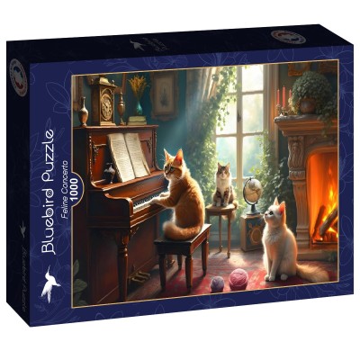 Puzzle 1000 piese Bluebird - Feline Concerto (Bluebird-Puzzle-F-91015)