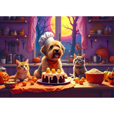 Puzzle 300 piese Bluebird - Baking for Halloween (Bluebird-Puzzle-F-91059) 2