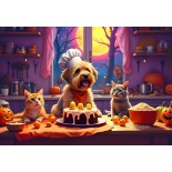 Puzzle 1000 piese Bluebird - Baking for Halloween (Bluebird-Puzzle-F-91062)