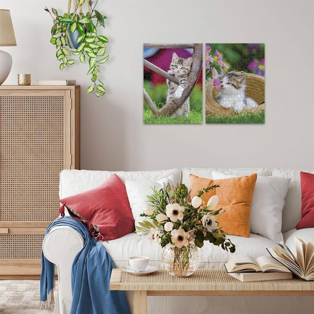 Puzzle 2x500 Piese Ravensburger - Pisicute (Ravensburger-00232)