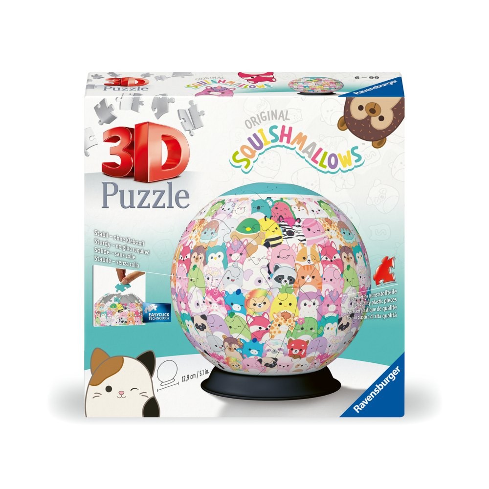 Puzzle 3D Cu 72 Piese Ravensburger - Squishmallows (Ravensburger-11583)