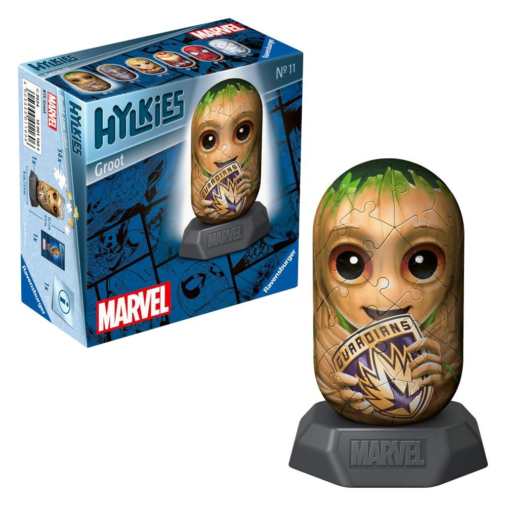 Puzzle 3D Cu 54 Piese Ravensburger - Hylkies Marvel Groot... 2
