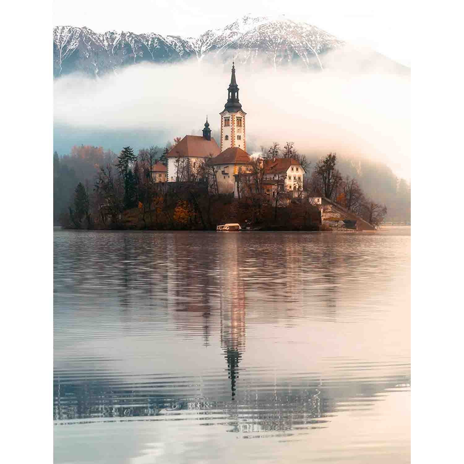 Puzzle 1500 Piese Ravensburger - Bled Slovenia (Ravensburger-17437)