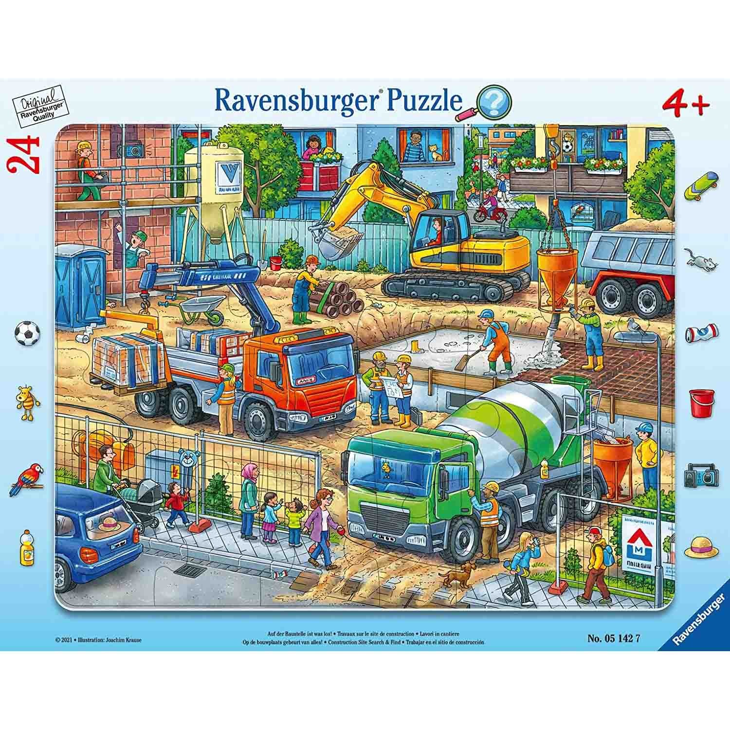 Puzzle 24 Piese Tip Ramă Ravensburger - Santier De...