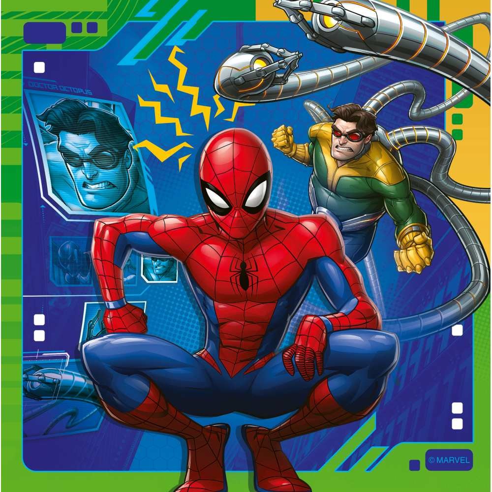 Puzzle 3x49 Piese Ravensburger - Marvel Spiderman (Ravensburger-04115)