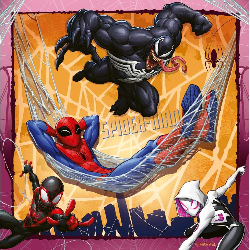 Puzzle 3x49 Piese Ravensburger - Marvel Spiderman (Ravensburger-04115)