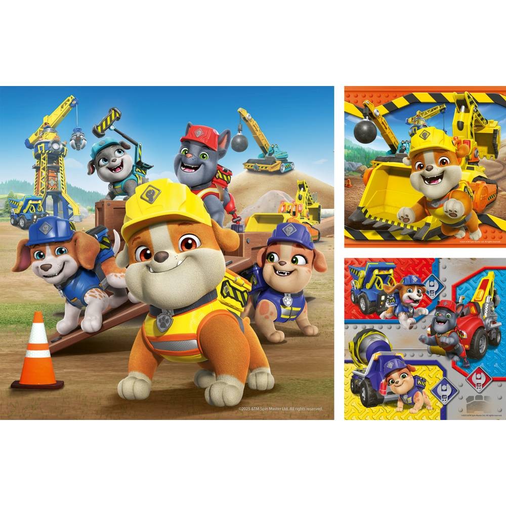 Puzzle 3x49 Piese Ravensburger - Rubble Si Echipa Lui (Ravensburger-04168)