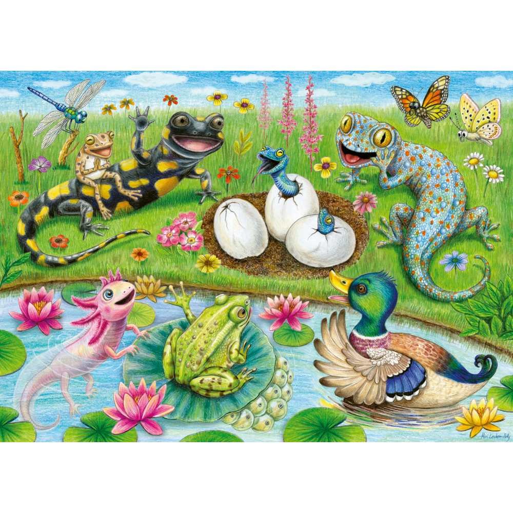 Puzzle 60 Piese Ravensburger - Puiuti Care Ies Din Oua (Ravensburger-04131)