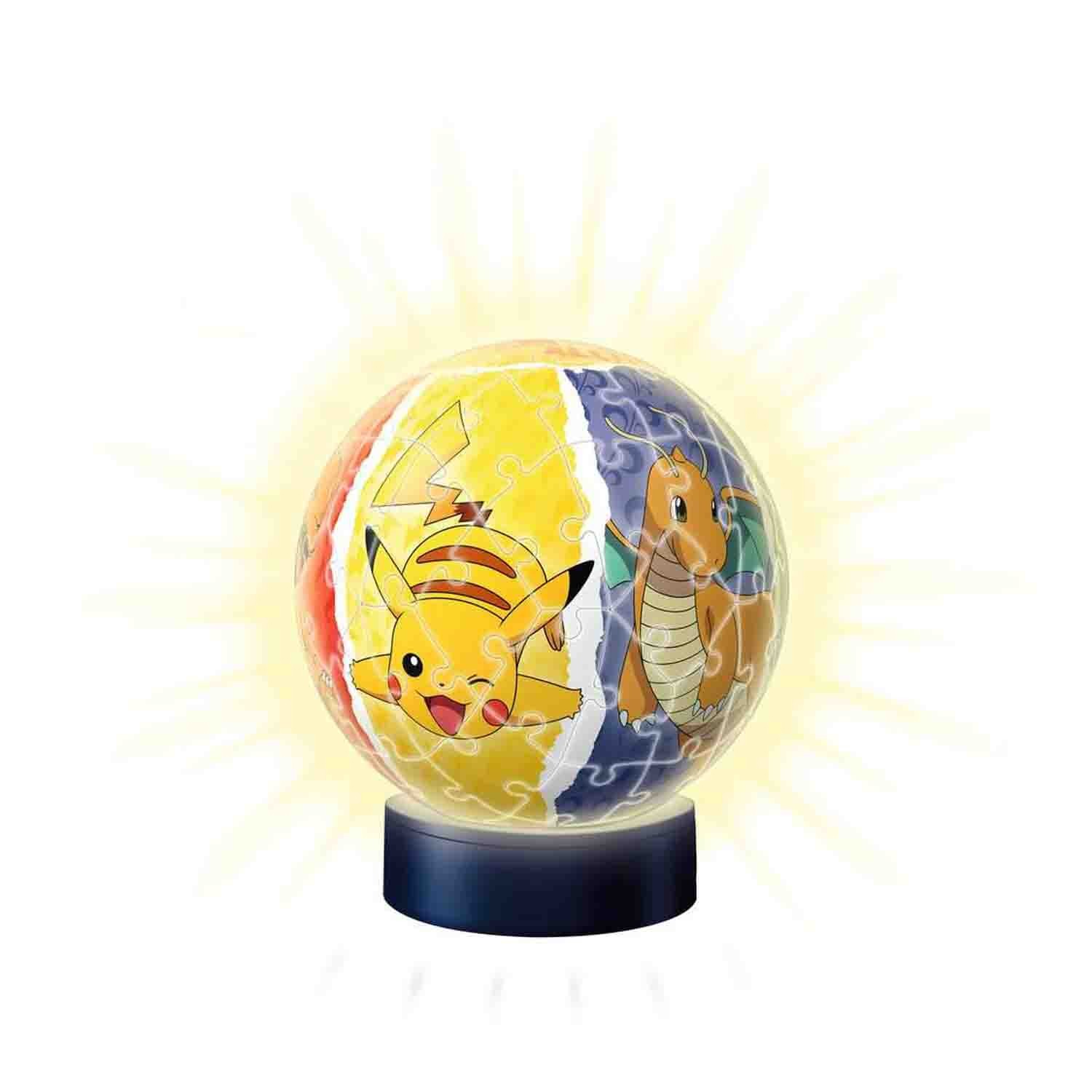 Puzzle 72 Piese 3D Cu LED Ravensburger - Pokemon (Ravensburger-11547)