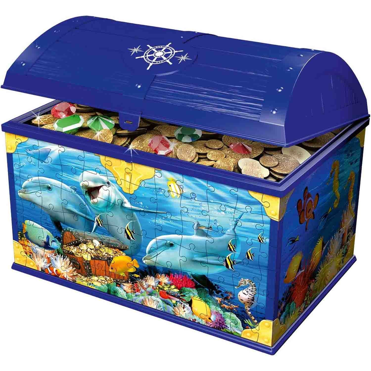 Puzzle 3D Cu 216 Piese Ravensburger - Cutie Comori Cu...