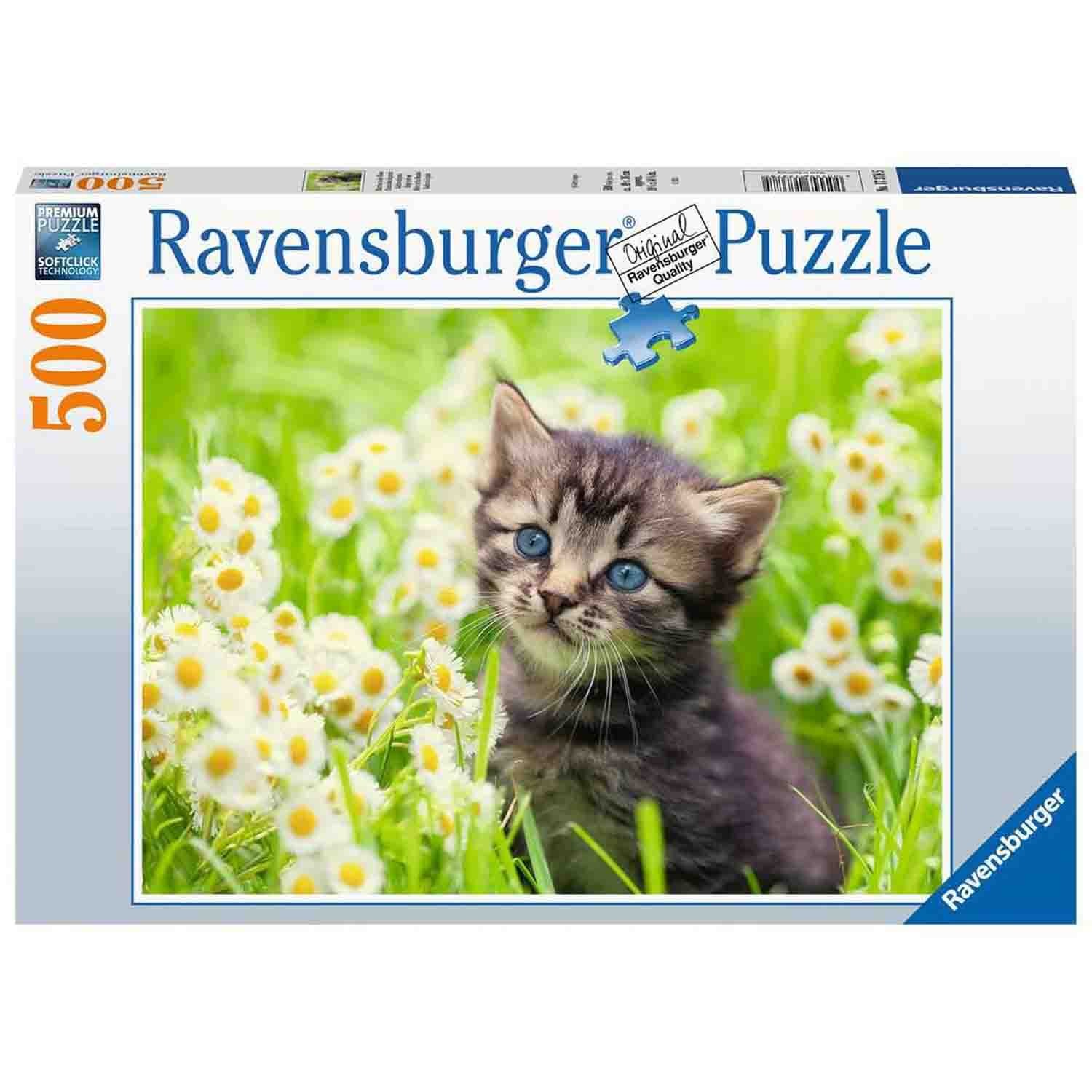 Puzzle 500 Piese Ravensburger - Pisicuta Pe Camp... 2