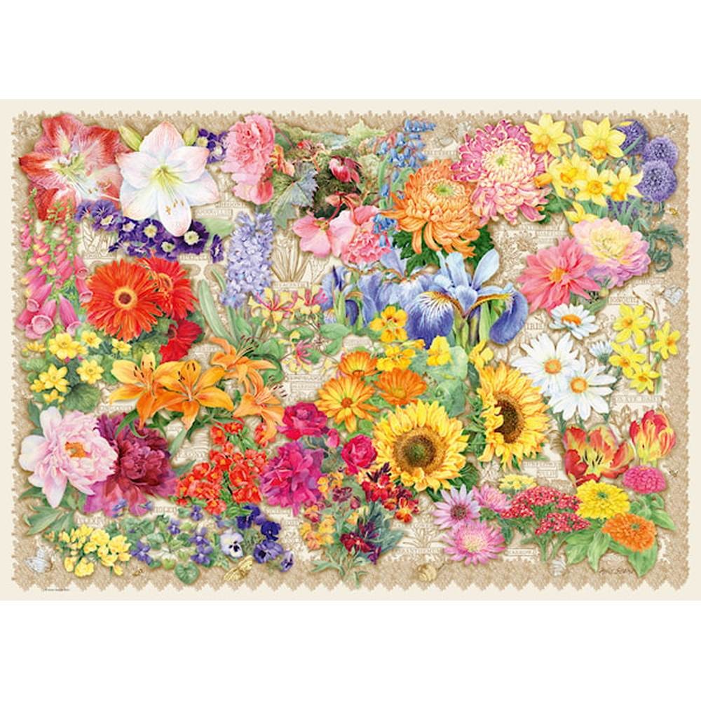 Puzzle 1000 Piese Ravensburger - Flori (Ravensburger-00121)