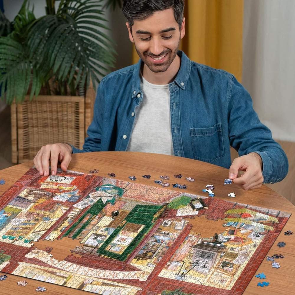 Puzzle 1500 Piese Ravensburger - Librarie (Ravensburger-00728)