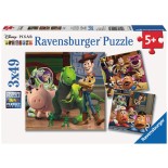 Puzzle Ravensburger - Povestea Jucariilor, 3x49 piese (09297)
