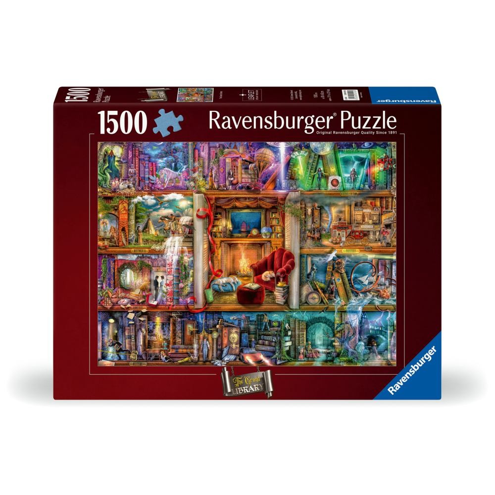 Puzzle 1500 Piese Ravensburger - Marea Biblioteca (Ravensburger-00190)
