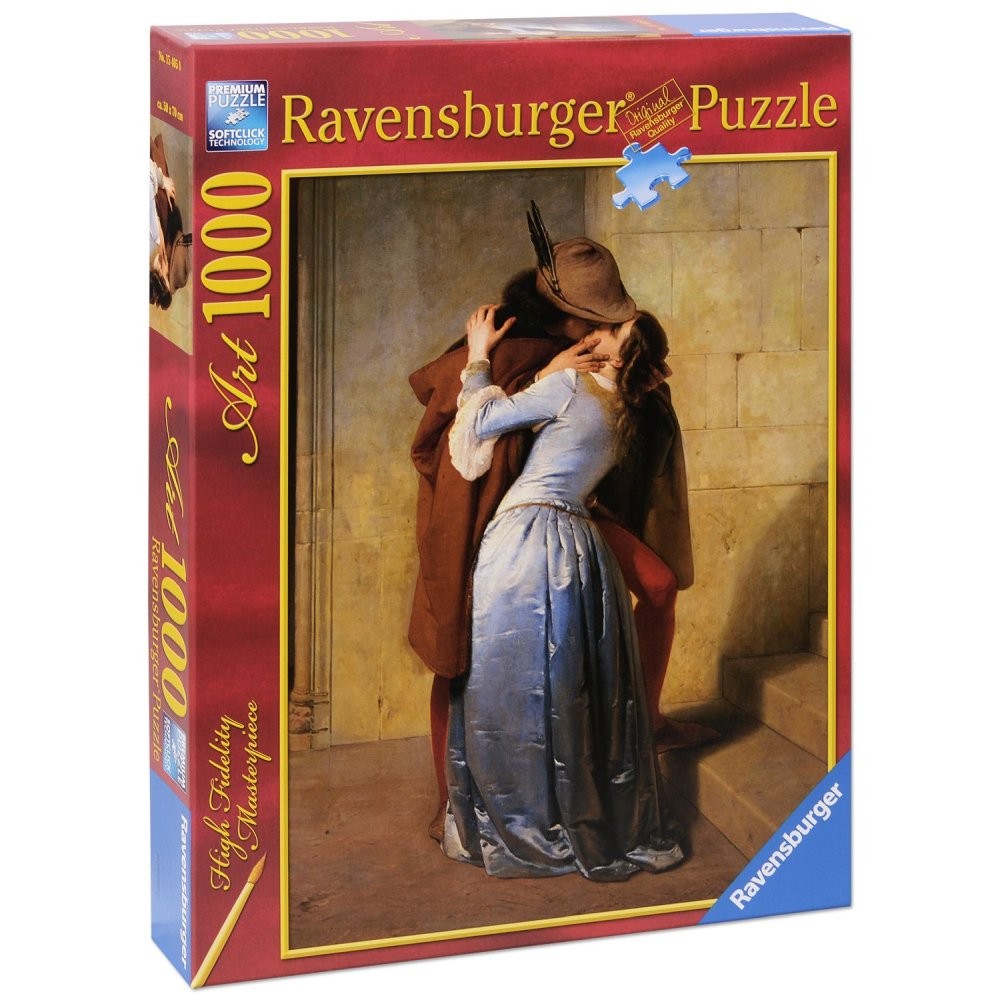 Puzzle 1000 Piese Ravensburger - Hayez Sarutul... 2