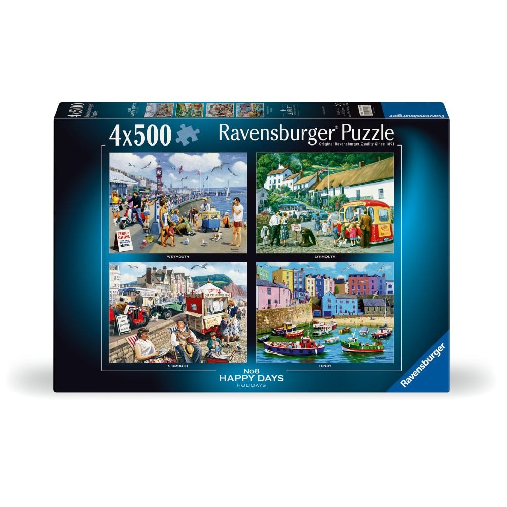 Puzzle 4x500 Piese Ravensburger -...