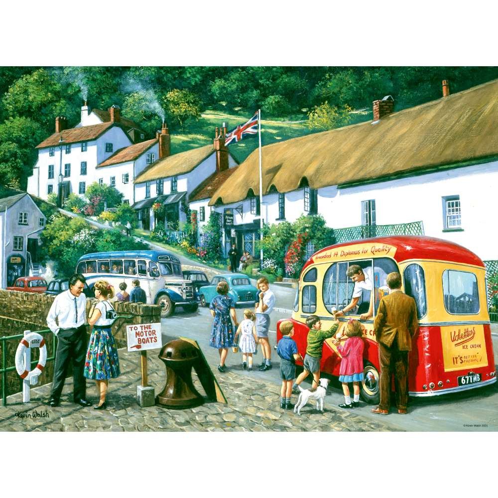 Puzzle 4x500 Piese Ravensburger - Vacante Placute Si Vesele (Ravensburger-01527)