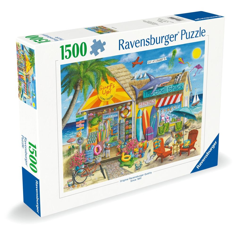 Puzzle 1500 Piese Ravensburger - Magazin De Inchirieri Pe Plaja (Ravensburger-01449)
