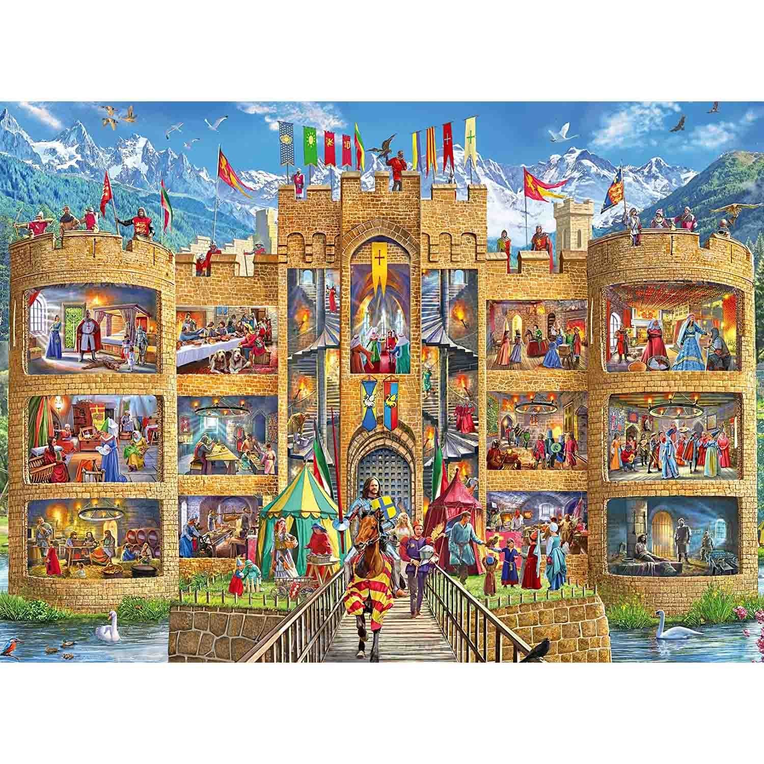 Puzzle 150 Piese Ravensburger - Castel (Ravensburger-12919)