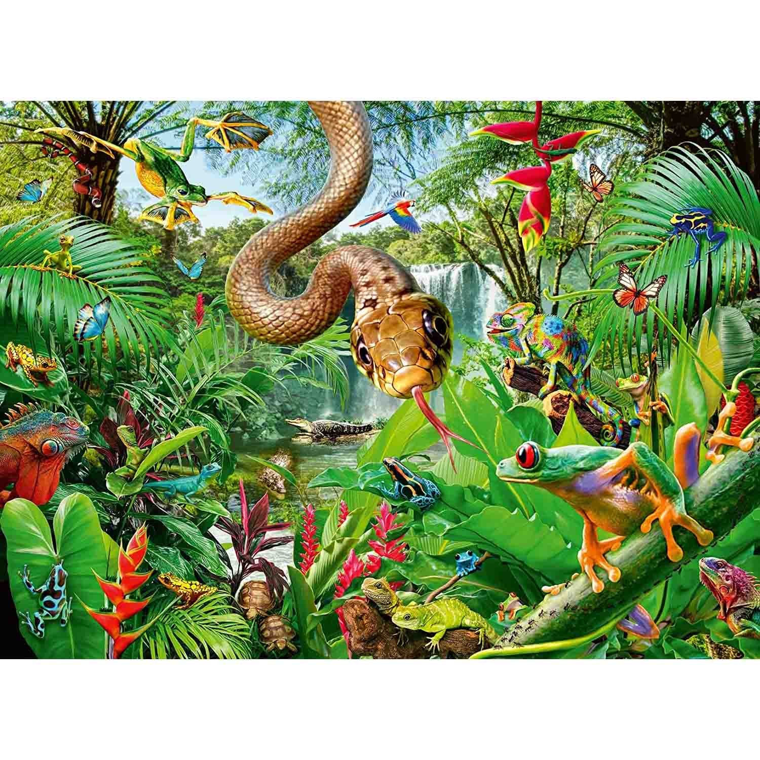 Puzzle 300 Piese Ravensburger - Reptile (Ravensburger-12978)